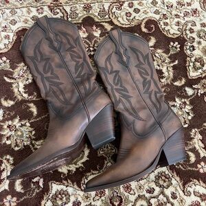 Thursday Boot Company Brown Heeled Boots